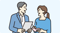 家主・代理人との交渉開始のイラスト
